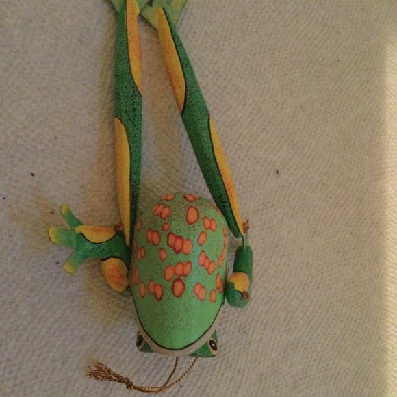 Frog ornament home decor Christmas tree ornament decor rare - Picture 4 of 8